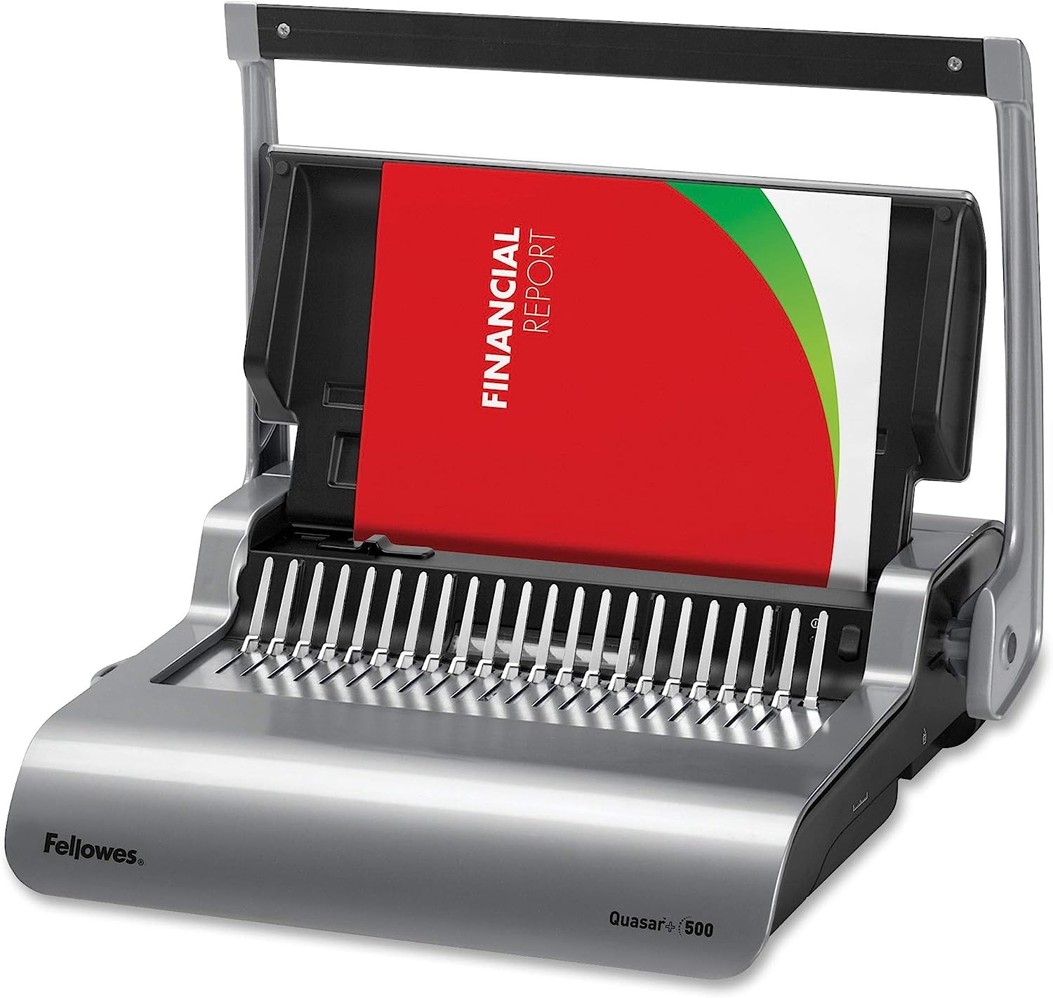 Fellowes Binding Machine Quasar+ Comb Binding (5227201), 5.1" x 18.1" x 15.4" - Image 2